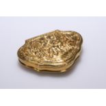 A GEORGE II GOLD SNUFF-BOX, APPARENTLY UNMARKED, CIRCA 1740