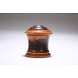 A 19TH CENTURY LIGNUM VITAE STRING BOX