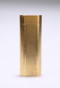 A CARTIER GOLD-PLATED CIGARETTE LIGHTER