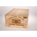 12 BOTTLES LE PAVILLON ROUGE DU CHATEAU MARGAUX 2007 (2ND WINE OF CHATEAU MARGAUX) (OWC)