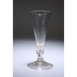 AN EARLY 18th CENTURY DRINKING GLASS