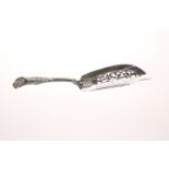 A VICTORIAN SILVER FISH-SLICE, SAMUEL HAYNE AND DUDLEY CATER, LONDON, 1841