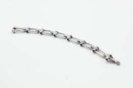 AN 18CT WHITE GOLD, SAPPHIRE AND DIAMOND BRACELET BY VOURAKIS