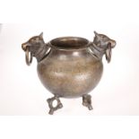 AN ISLAMIC BRONZE BOWL