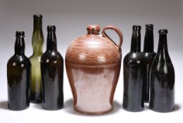 A GROUP OF SIX 19TH CENTURY WINE BOTTLES