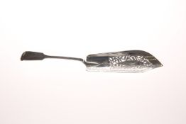 A VICTORIAN SILVER-FISH SLICE, ROBERT WALLIS, LONDON,1845