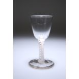 A LARGE ROUND FUNNEL BOWL WINE GLASS, c. 1760