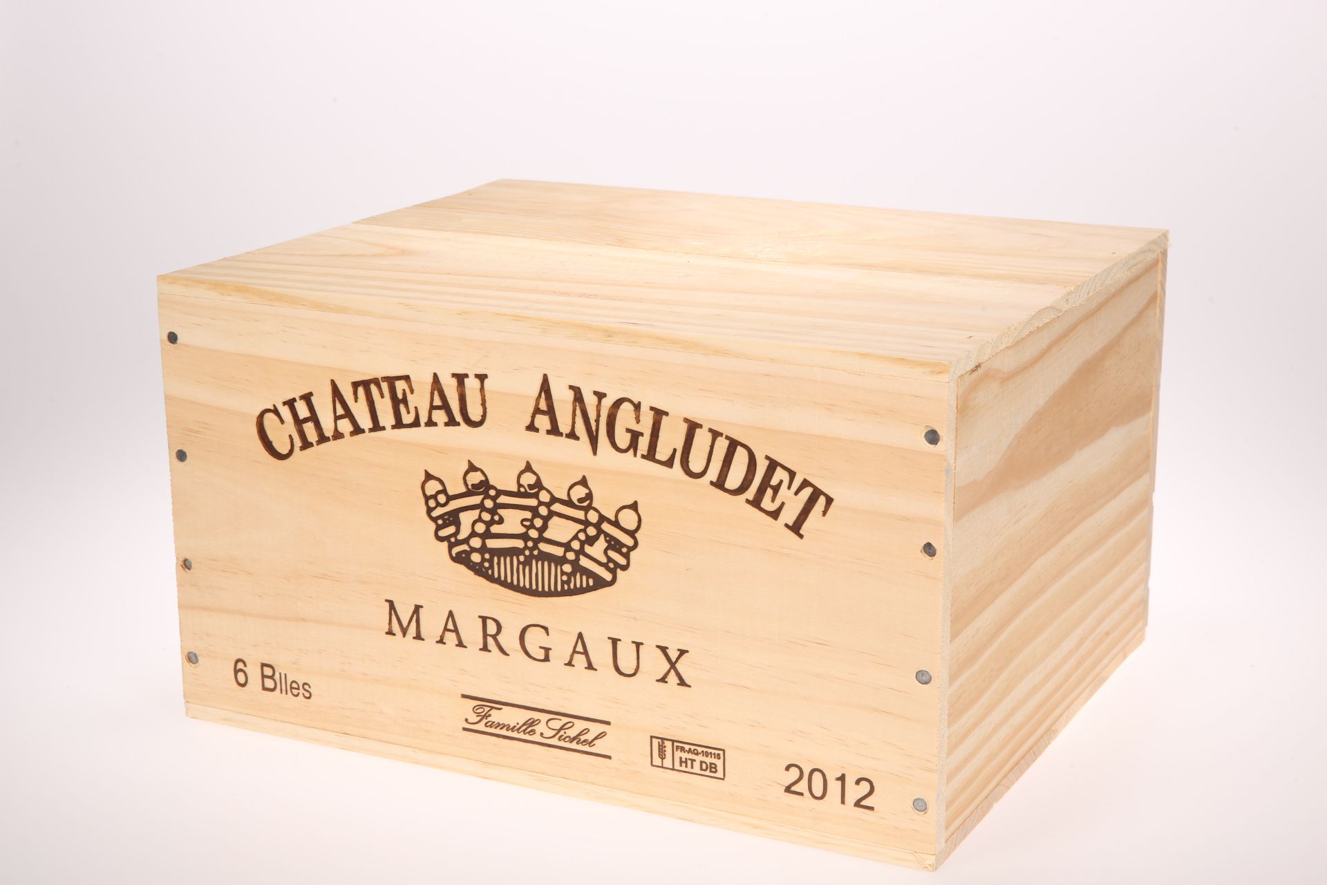 12 BOTTLES CHATEAU D'ANGLUDET CRU BOURGEOIS SUPERIEUR MARGAUX 2012