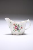 A SMALL ENGLISH PORCELAIN CREAM JUG