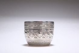 A VICTORIAN SILVER SUGAR-BOWL, BY CHARLES STUART HARRIS, LONDON, 1889