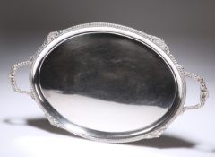 A VICTORIAN SILVER TRAY, BY LOWE AND SONS, CHESTER, 1898