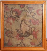 A LARGE GEORGE I WOOLWORK PICTURE, DATED 1720