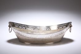 AN EDWARD VII SILVER BASKET, BY JAMES DIXON AND SONS, SHEFFIELD, 1906