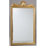 A 19TH CENTURY GILT FRAMED MIRROR