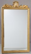 A 19TH CENTURY GILT FRAMED MIRROR