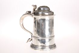 A GEORGE II SILVER TANKARD, BY WILLIAM SHAW AND WILLIAM PREIST, LONDON, 1758