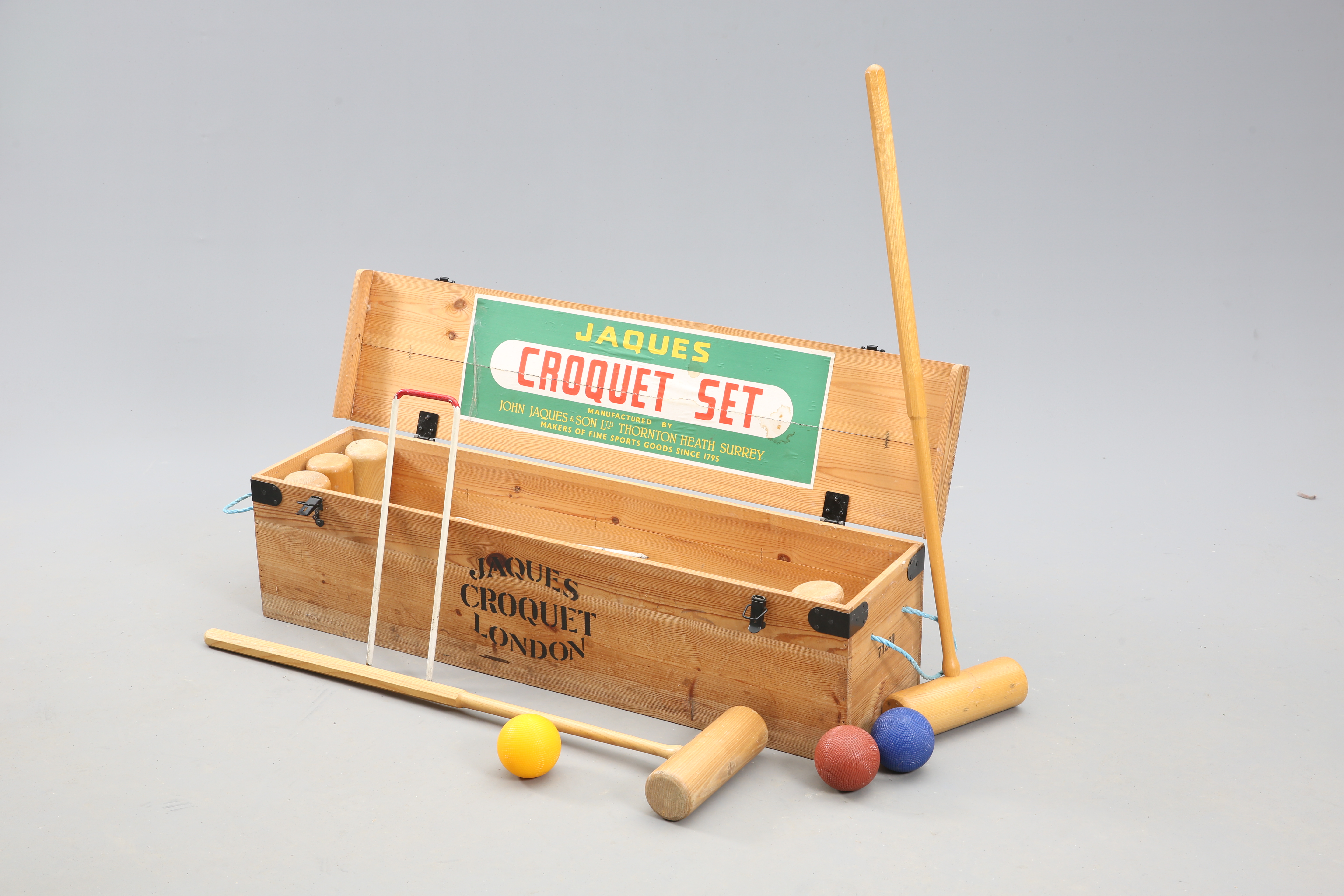 A JAQUES CROQUET SET