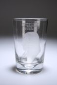 A PLAIN GLASS TUMBLER, c .1830