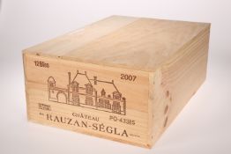 12 BOTTLES CHATEAU RAUZAN SEGLA GRAND CRU CLASSE MARGAUX 2007 (OWC)