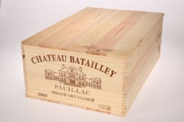 12 BOTTLES CHATEAU BATAILLEY GRAND CRU CLASSE PAUILLAC 2008