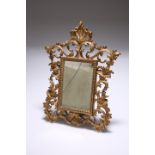 A GILT-BRASS PHOTOGRAPH FRAME