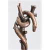 A CARVED OAK "SERPENT" HAT AND COAT STAND - Bild 2 aus 3