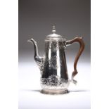 A GEORGE II SILVER COFFEE-POT, PETER ARCHAMBO, LONDON, CIRCA 1750