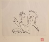 AFTER JOHN LENNON (1940-1980), LOOK - SEAN, THE ARTIST'S SON EATING