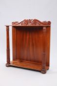 A REGENCY MAHOGANY CONSOLE TABLE