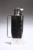 A SILVER-PLATED THERMOS, 20TH CENTURY