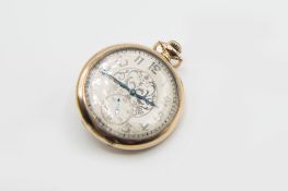 AN ELGIN OPEN FACE POCKET WATCH