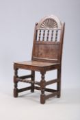 AN OAK BACKSTOOL, EARLY 18th CENTURY