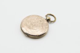 AN EARLY VICTORIAN MEMORIAL LOCKET PENDANT