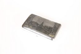 A RUSSIAN SILVER AND NIELLO CIGARETTE-CASE, MOSCOW, 1875