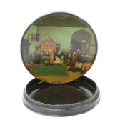 A 19TH CENTURY LACQUER SNUFF BOX