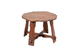 AN ARTS AND CRAFTS OAK OCCASIONAL TABLE