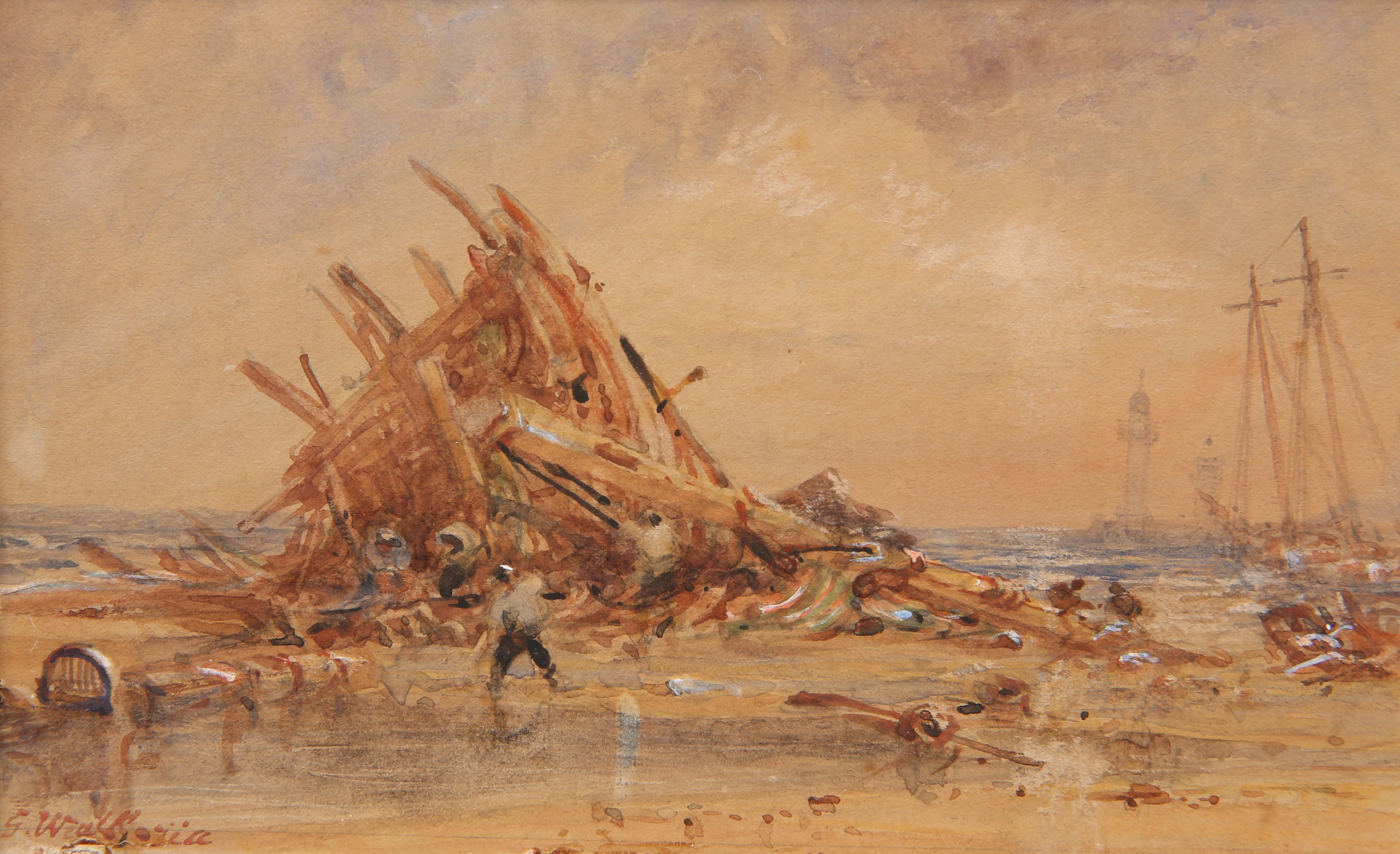 GEORGE WEATHERILL (1810-1890), THE WRECK