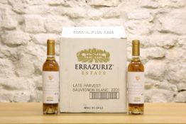 12 HALF BOTTLES ERRAZURIZ LATE HARVEST SAUVIGNON BLANC 2005