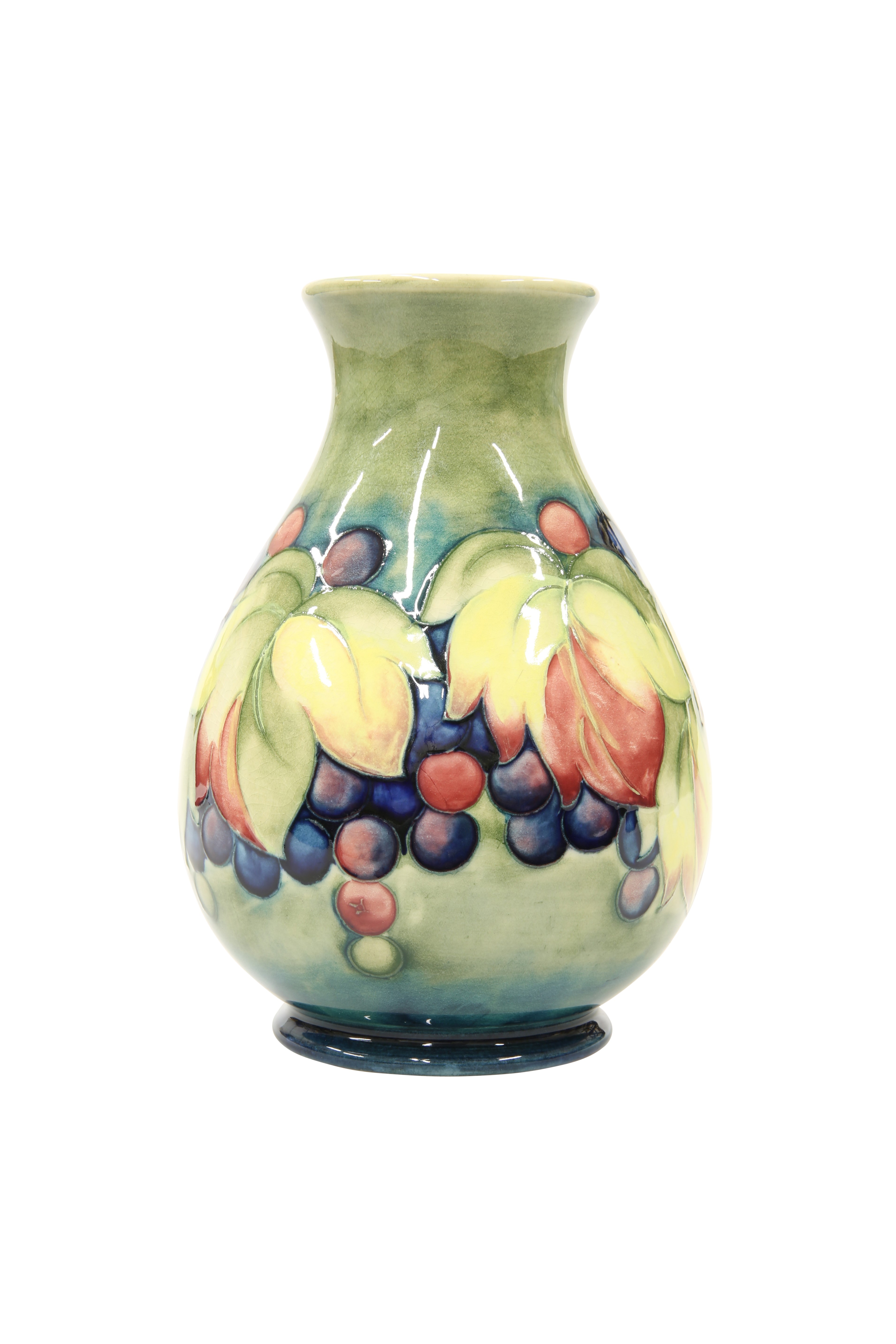 A WALTER MOORCROFT POTTERY VASE