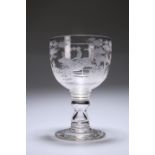 HUNTING INTEREST: A VICTORIAN GLASS OVER-SIZED RUMMER