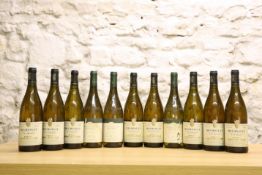 11 BOTTLES MIXED LOT FINE WHITE BURGUNDY