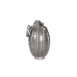 A WWII BRITISH MILLS GRENADE, 36M, MK1, deactivated.