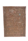 A MUGHAL COPPER PLAQUE, POSSIBLY LATE 18TH CENTURY