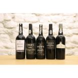 5 BOTTLES MIXED LOT VINTAGE PORT