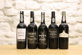 5 BOTTLES MIXED LOT VINTAGE PORT