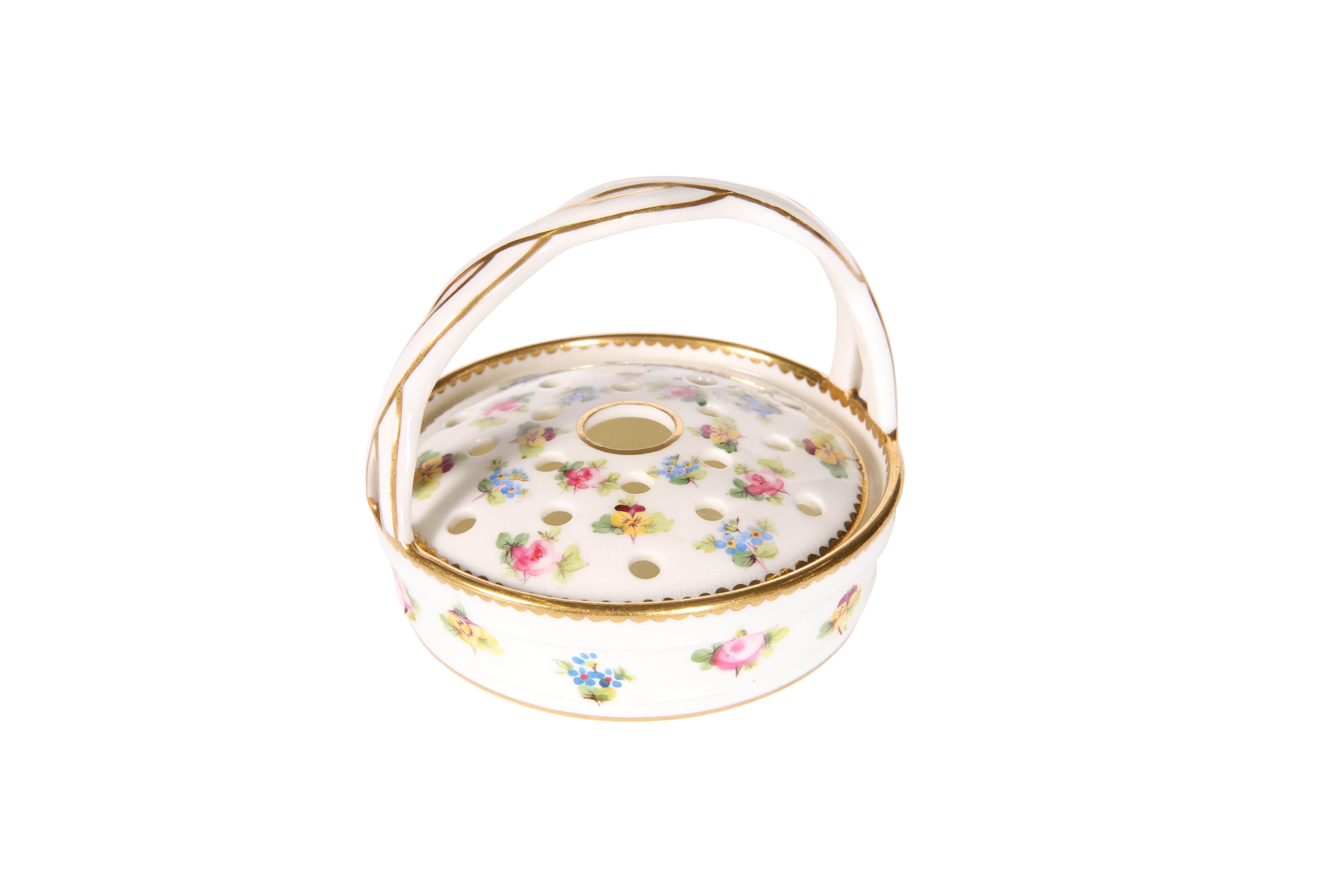 A MINTONS POSY HOLDER, c.1900