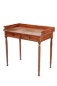 A REGENCY MAHOGANY WASHSTAND