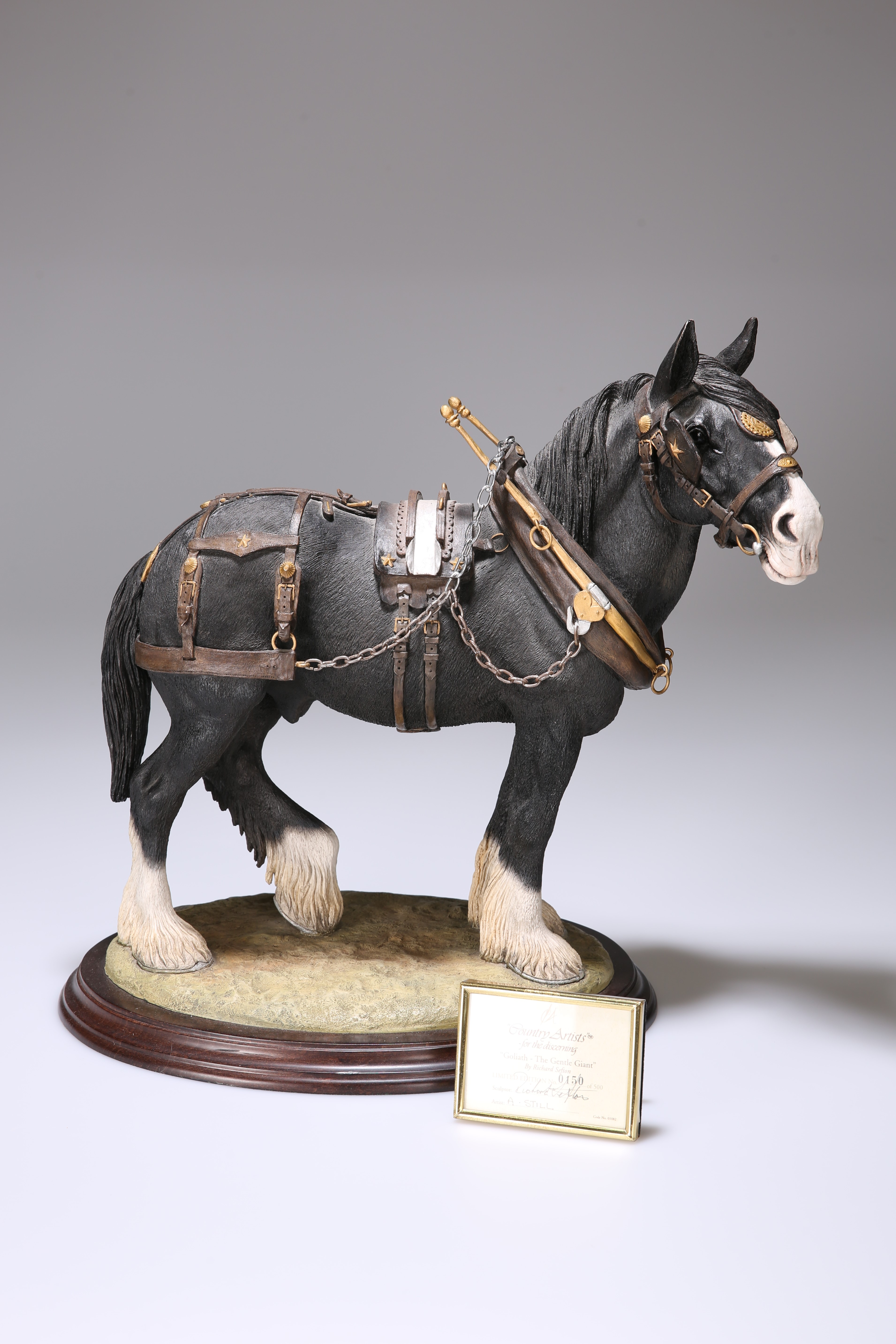 A COUNTRY ARTISTS LIMITED EDITION HEAVY HORSE MODEL
