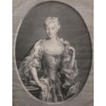 A GROUP OF EIGHT 18TH CENTURY PORTRAIT ENGRAVING
