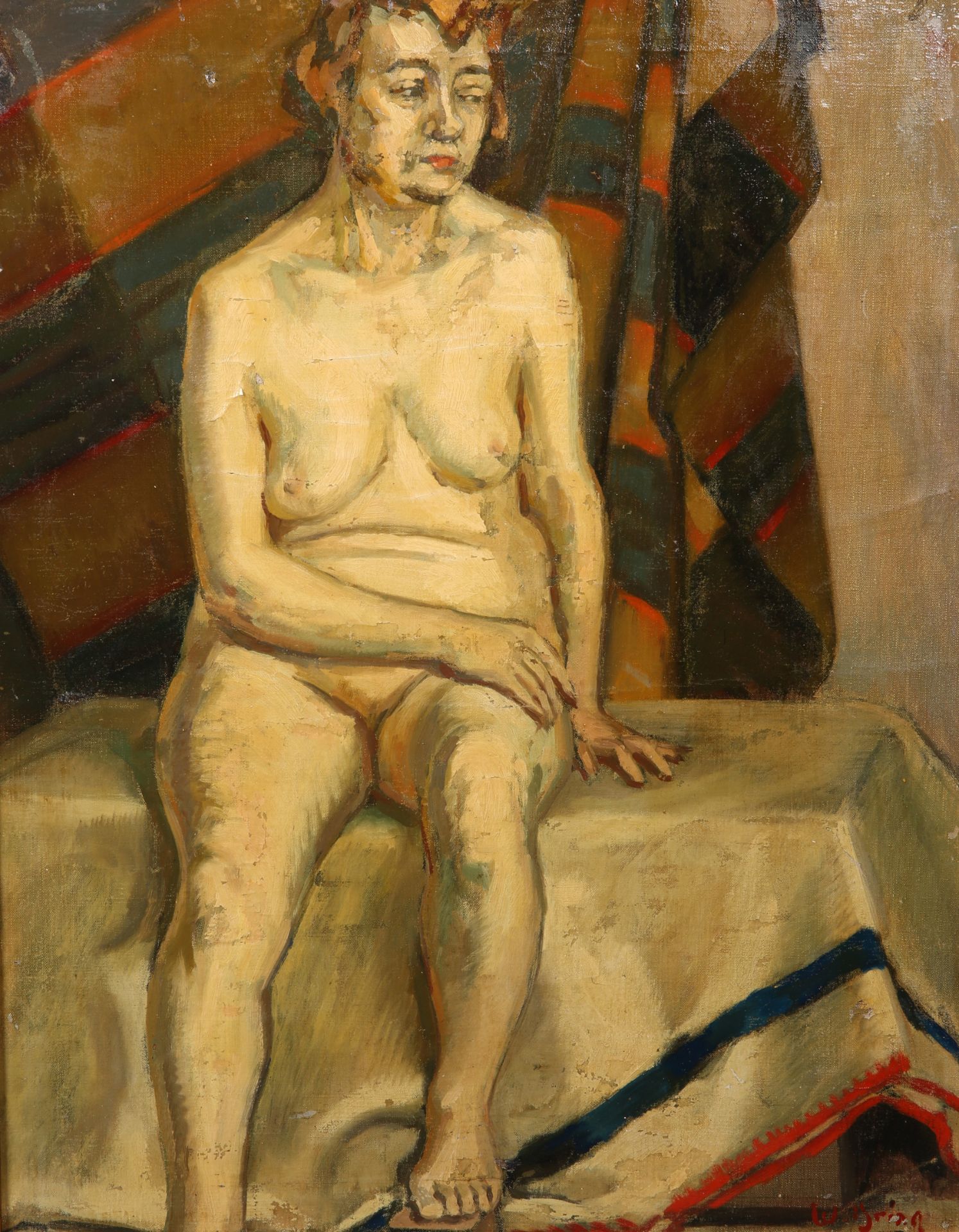 WILLIAM DRING (1904-1990), FEMALE NUDE